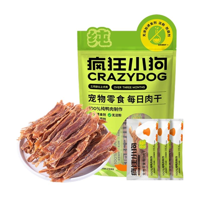 疯狂小狗磨牙棒鸭肉干清洁牙齿