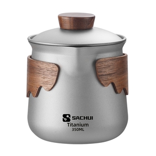 纯钛茶具套装一人旅行泡茶神器户外钛杯便携式功夫茶具焖茶水杯子