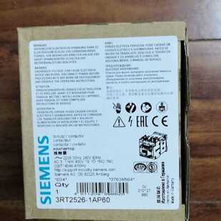 议价西门子接触器 3RT2526-1AP60 3RT25261AP60特价现货质保一年