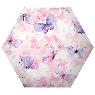 口袋晴雨伞小巧便携胶囊六折迷你遮阳伞高颜值防晒防紫外线太阳伞