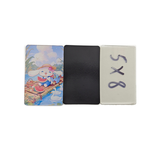 高透冰箱贴材料包自带背胶圆形4*6cm4*4cm8*8cm5*5cm5*8cm小三寸