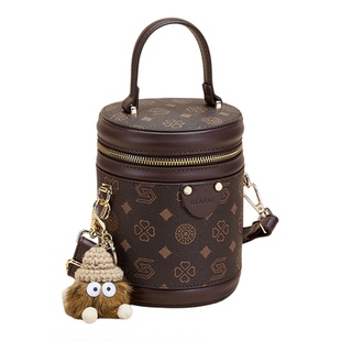 星期六包包小水桶包女单肩斜挎包时尚复古高级质感百搭手提圆筒包