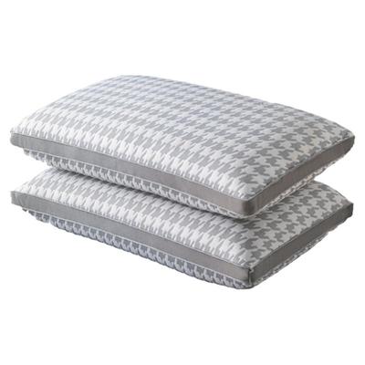 成人针织棉羽丝绒枕芯护颈助睡眠