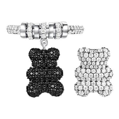 【情人节礼物】APM Monaco40周年限量小熊戒指女小众设计轻奢饰品