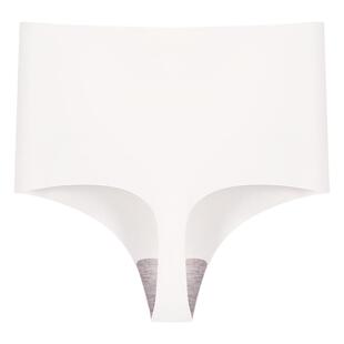 欧美高腰丁字裤女士日常穿2024年新款白色无痕瑜伽健身大码t内裤