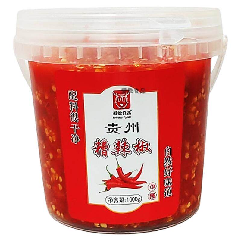 实惠桶装正宗贵州手工糟辣椒0添