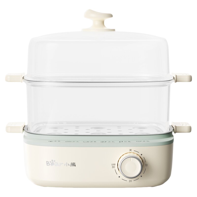 小熊方型不锈钢煮蛋器多功能蒸锅