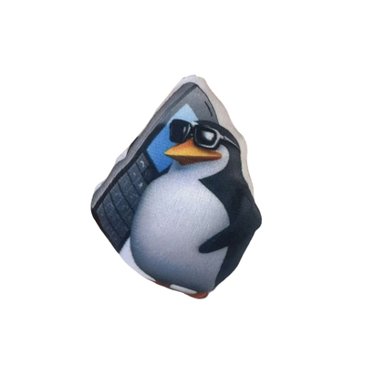 搞笑威廉泰尔企鹅语音发声挂件沙雕热梗爱情不是白手买卖书包挂饰