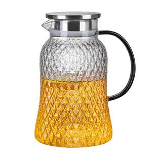 大容量玻璃冷水壶耐高温家用凉水杯泡茶壶套装耐热扎壶凉白开水瓶