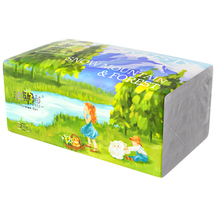 波斯猫大包餐巾纸抽纸家用实惠装面巾纸擦手纸卫生纸整箱批纸巾