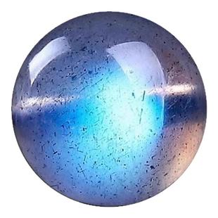 25-7A天然银粉绿蓝橙白灰月光散珠手串diy手工手链日光石多宝水晶