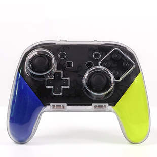 良值(IINE)适用Switch Pro手柄透明壳 一体磁吸防尘硬壳游戏手柄保护套 Oled手柄收纳包 NS周边配件