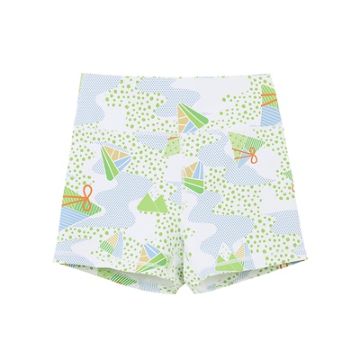 HARDSHIP抹茶粽运动高腰弹力短裤