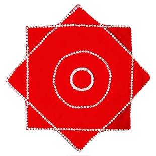 手绢花舞蹈专用谁家大美人麻纱八角巾东北秧歌手绢专业表演出道具