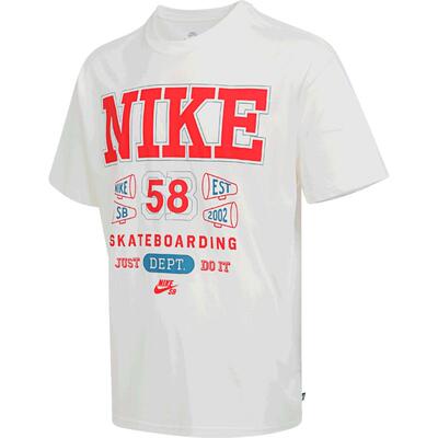 滔搏NIKE耐克男子宽松图案印花运动休闲短袖T恤HV1312-133