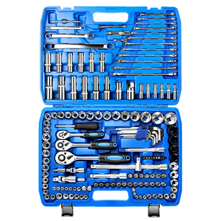 套筒扳手工具汽修套装快速棘轮扳手小飞套管修车万用组合维修大全