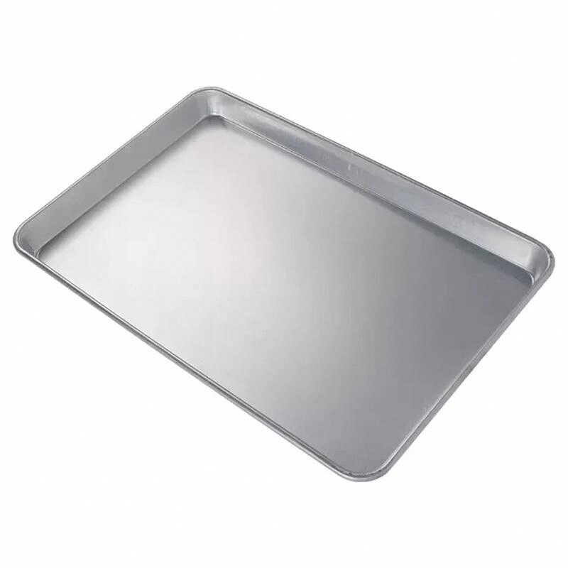 铝烤盘长方形60*40商用烤箱用纯铝盘面包烘焙模具饼干披萨铝托盘