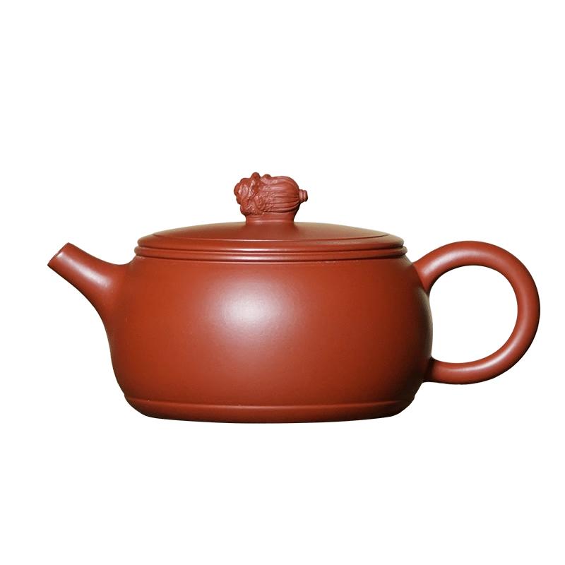 宜兴紫砂壶正品泡茶壶手工茶具套装原矿白菜壶朱泥大红袍小容量