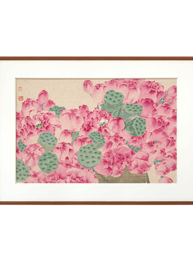 郭丽娜新中式花卉装饰画