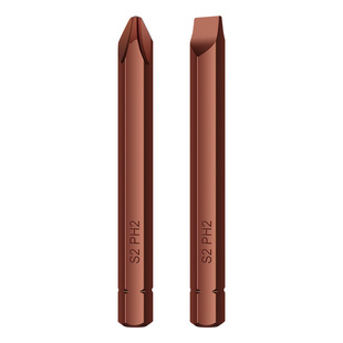 松崎十字撞批头一字冲击螺丝刀S2合金钢六角柄8mm改锥高硬度起子