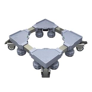 洗衣机底座全自动通用万向轮移动垫高架子可调节高度托架置物支架