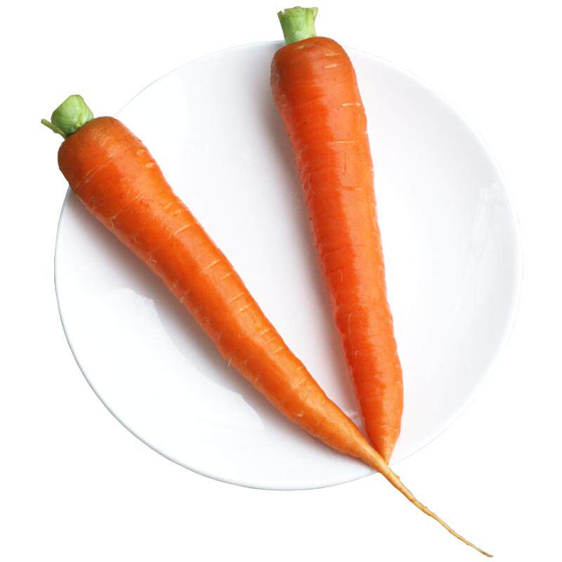 新鲜胡萝卜密云本地脆甜多汁胡萝卜可生吃应季蔬菜500g