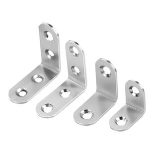 l型角码不锈钢桌椅腿固定器直角木板连接件L支架家具角铁角马90度