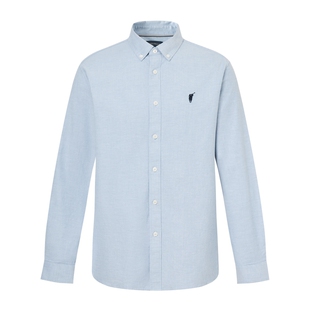 【特惠】POLOWALK男式长袖衬衫2026春季新品简系纯色商务通勤衬衣