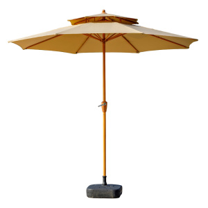 户外遮阳伞庭院伞别墅花园中柱伞桌椅组合露天阳台室外摆摊太阳伞