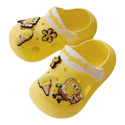 细细条儿童时尚外穿防滑洞洞鞋