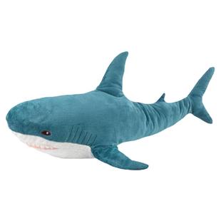 宜家鲨鱼网红啊呜抱枕毛绒玩具布罗艾大白鲨工厂直销玩偶生日礼物