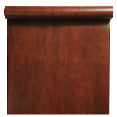 红木纹墙纸自粘翻新贴纸柜子桌面