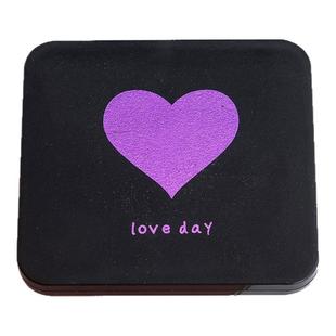 便携梳妆镜学生手持折叠镜子女小镜子随身携带可爱迷你化妆镜双面