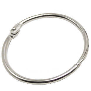 金属活页圈铁环扣装订圈卡圈线圈环铁圈书圈活页环卡片打孔器环扣