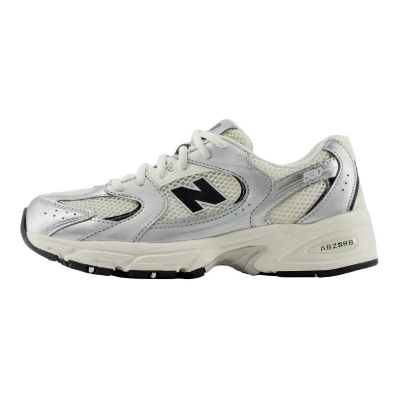 Newbalance透气休闲鞋530银黑