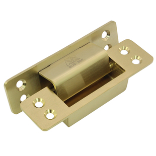 艾默304不锈钢暗藏式嵌入隐形门合页隐藏暗门铰链玫瑰金十字外开