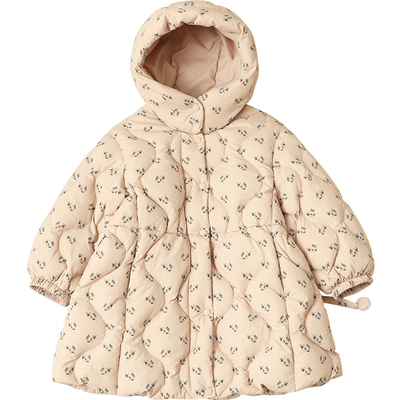 儿童羽绒服中长款加厚小童装24新款宝宝女童羽绒服90绒外套23230