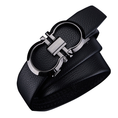 [情人节礼物送男朋友]皮带男真皮