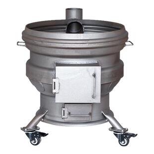 烧木柴柴火灶家用新款柴火炉移动轮毂加厚钢圈地锅农村大铁锅灶台