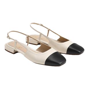 SAM EDELMAN山姆爱德曼春款方头低跟小香风时装凉鞋单鞋女KARA