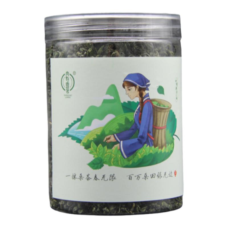 尚好露茗春桑茶150g透明罐裝桑葉茶春天嫩葉桑茶春桑茶葉泡水喝