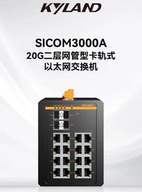 议价东土科技 4光16电千兆网管型工业交换机SICOM3000A-4GX16GE-L