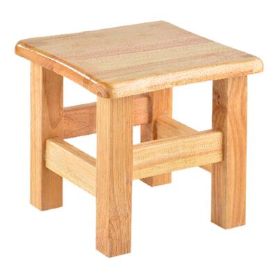 全橡木加固小方凳收藏加购送脚垫