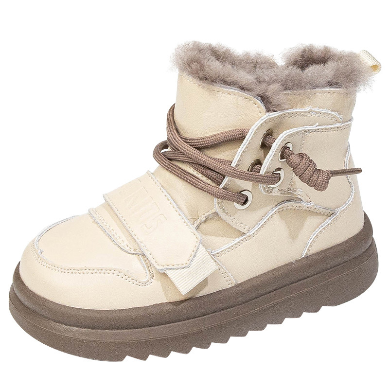 女童雪地靴加厚加绒雪地棉防滑