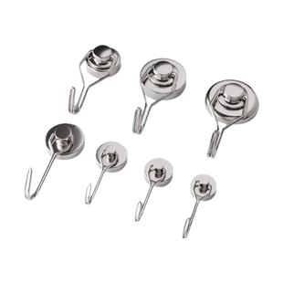 磁吸挂钩强力磁铁冰箱吸铁石可旋转磁性强磁力收纳吸力承重免打孔