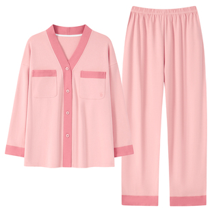 月子服睡衣女士长袖大码宽松A类纯棉孕妇家居服套装2026春秋新款