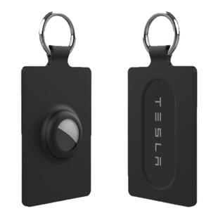 适用airtag保护套苹果tag防丢器定位器特斯拉卡片式钱包卡包Airtags钥匙扣保护壳防丢神器追踪器外壳防丢失