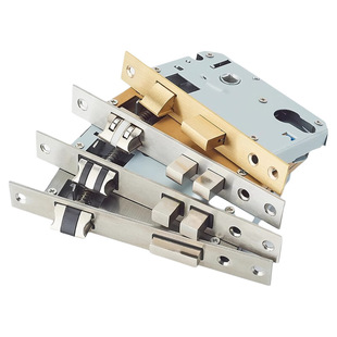 不锈钢锁体锁芯室内卧室锁舌门锁通用型木门房门锁具房间家用静音