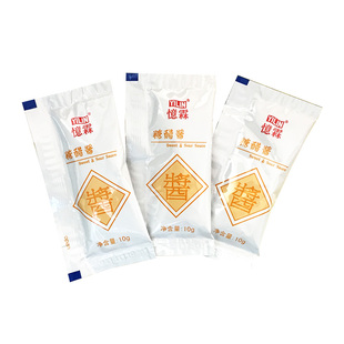 忆霖糖醋酱 100包 上校鸡块蘸酱 黑椒鸡块 西餐调料番茄酱