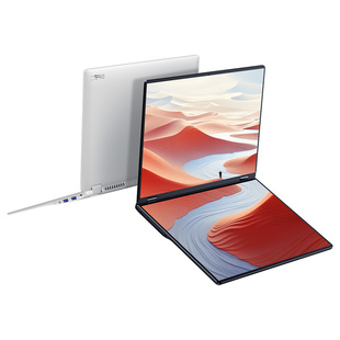 DERE戴睿AiPura40笔记本电脑双屏触屏炒股专用触控手写轻薄本商务办公全能本设计用超薄超轻便携手提14英寸